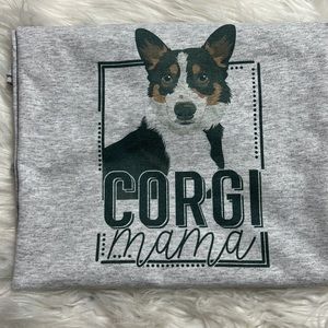 Brand new unisex tri corgi mama T-shirt